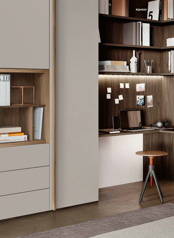 Armadi camere moderne con vano tv