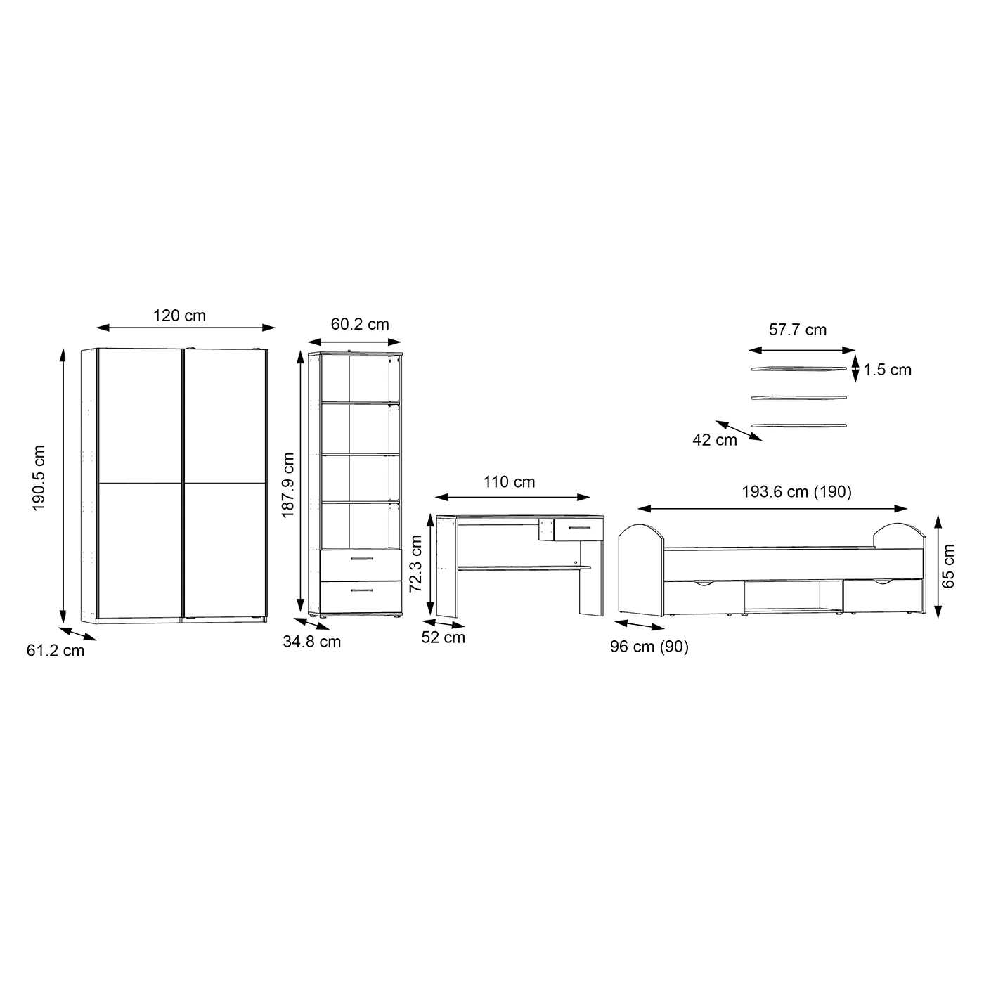 cameretta ragazzi in offerta