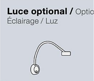 Moderno letto matrimoniale in finitura noce moro con inserto tessuto crema