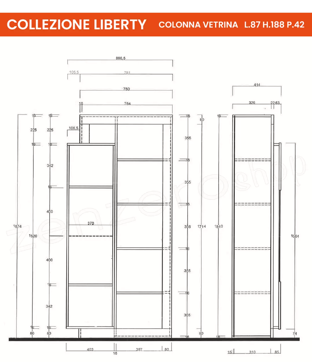 vetrina cemento e piombo