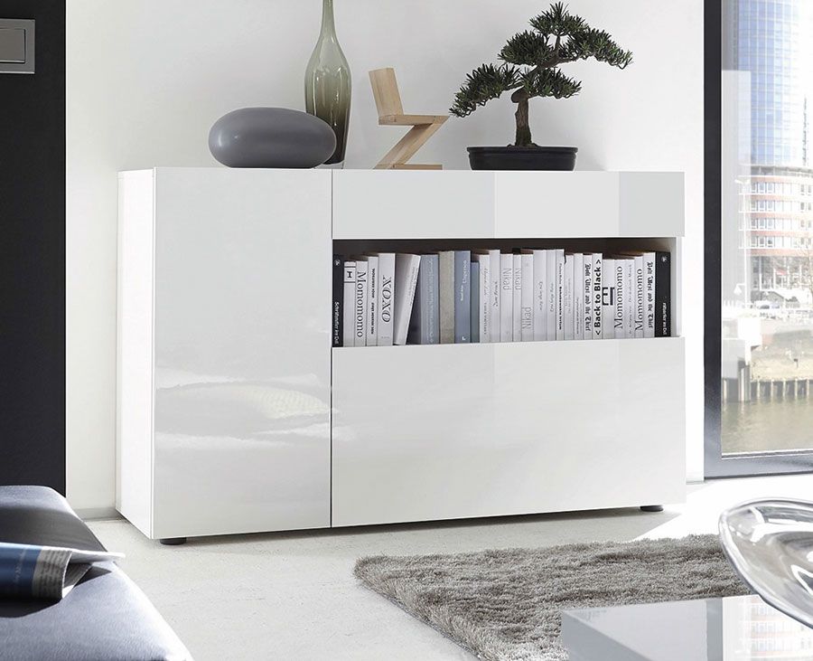 Credenza madia bianco lucido
