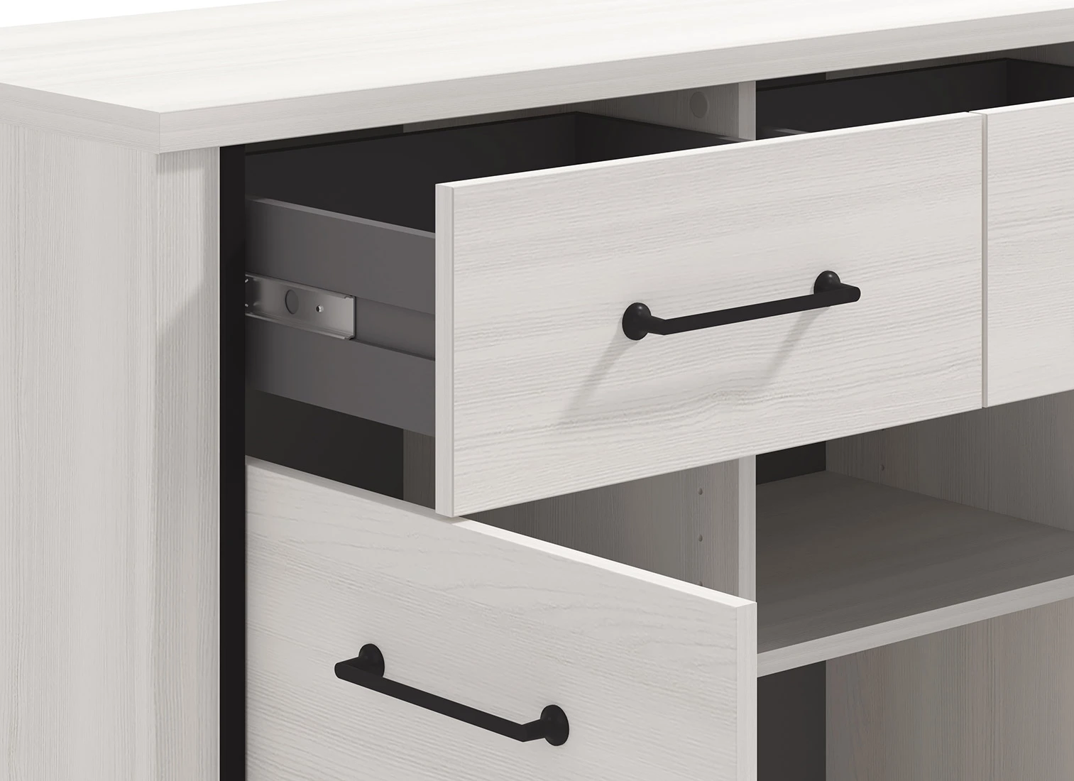 madia capiente bianco frassino