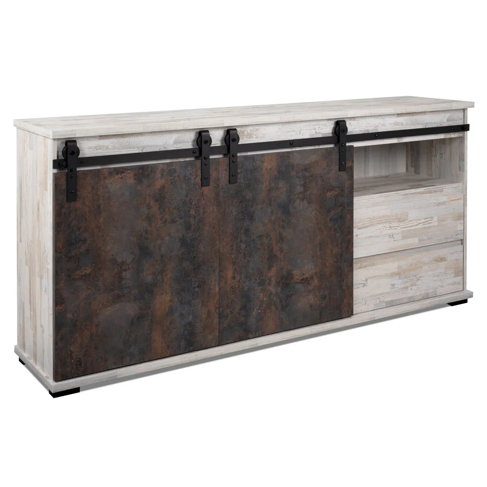 madia con vano a giorno 