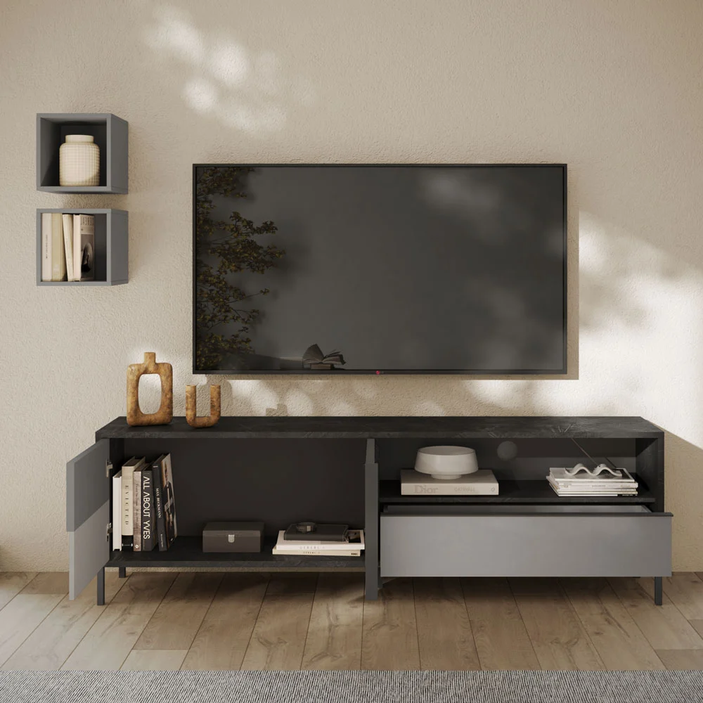 porta tv con vano a giorno 