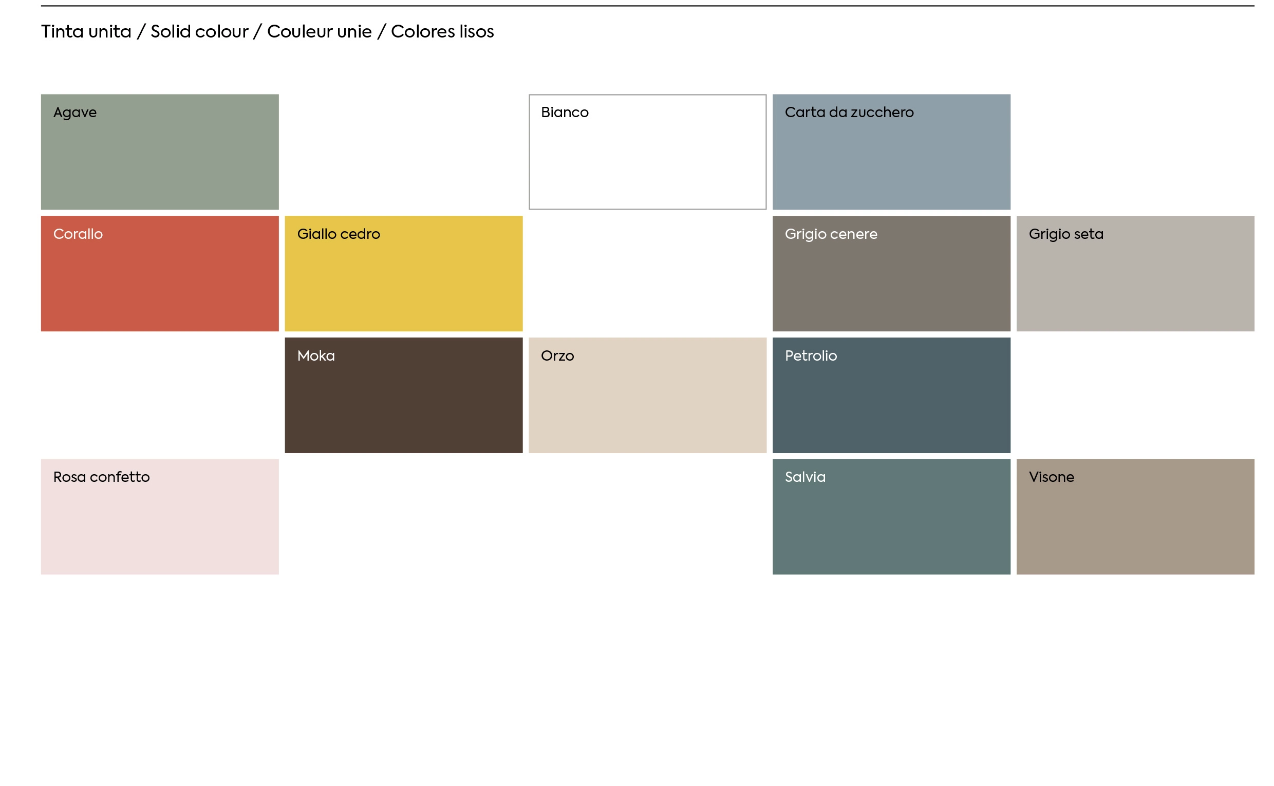 Madia 4 ante con maniglia a gola, finitura Grigio Cenere