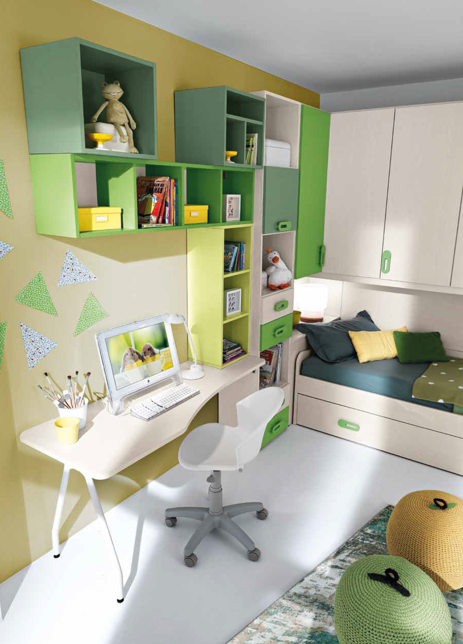 Cameretta a ponte Alessio con armadio ad angolo a prezzo scontatissimo