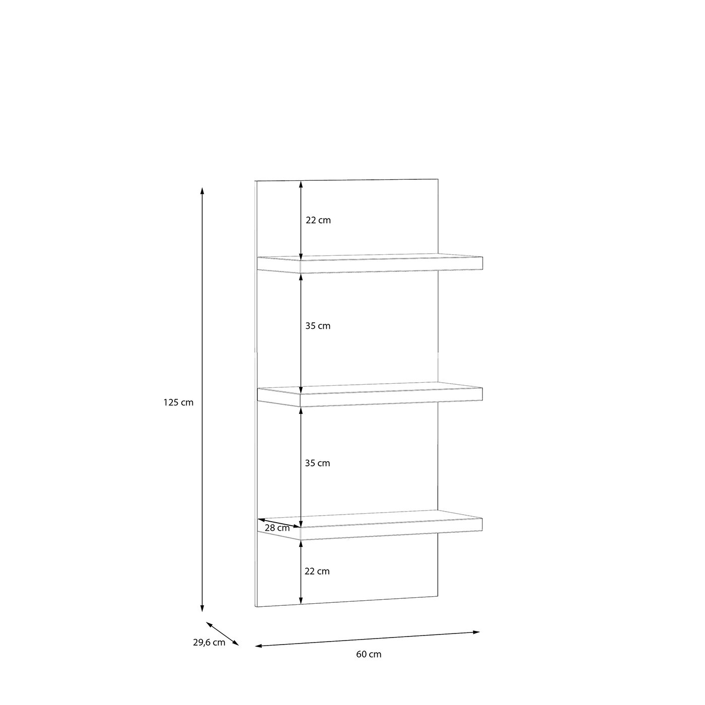 Mensola a muro in sconto