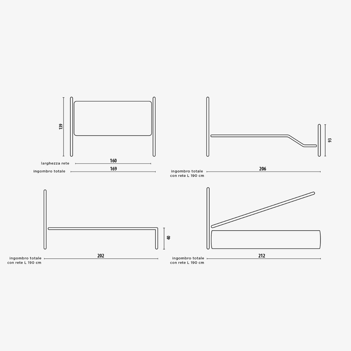 letto matrimoniale in ferro marrone anticato oro