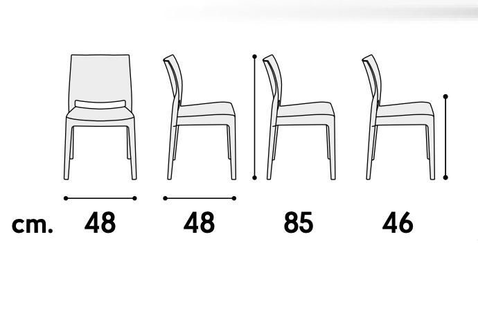 sedia grigia in offerta