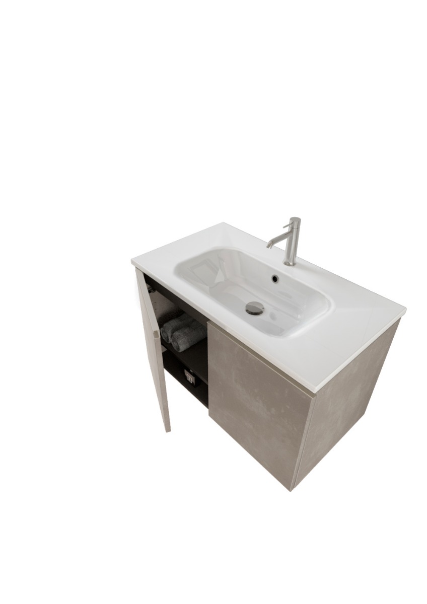 Mobile bagno prezzo basso, mobile con lavabo integrato, Havasu 5 Bis