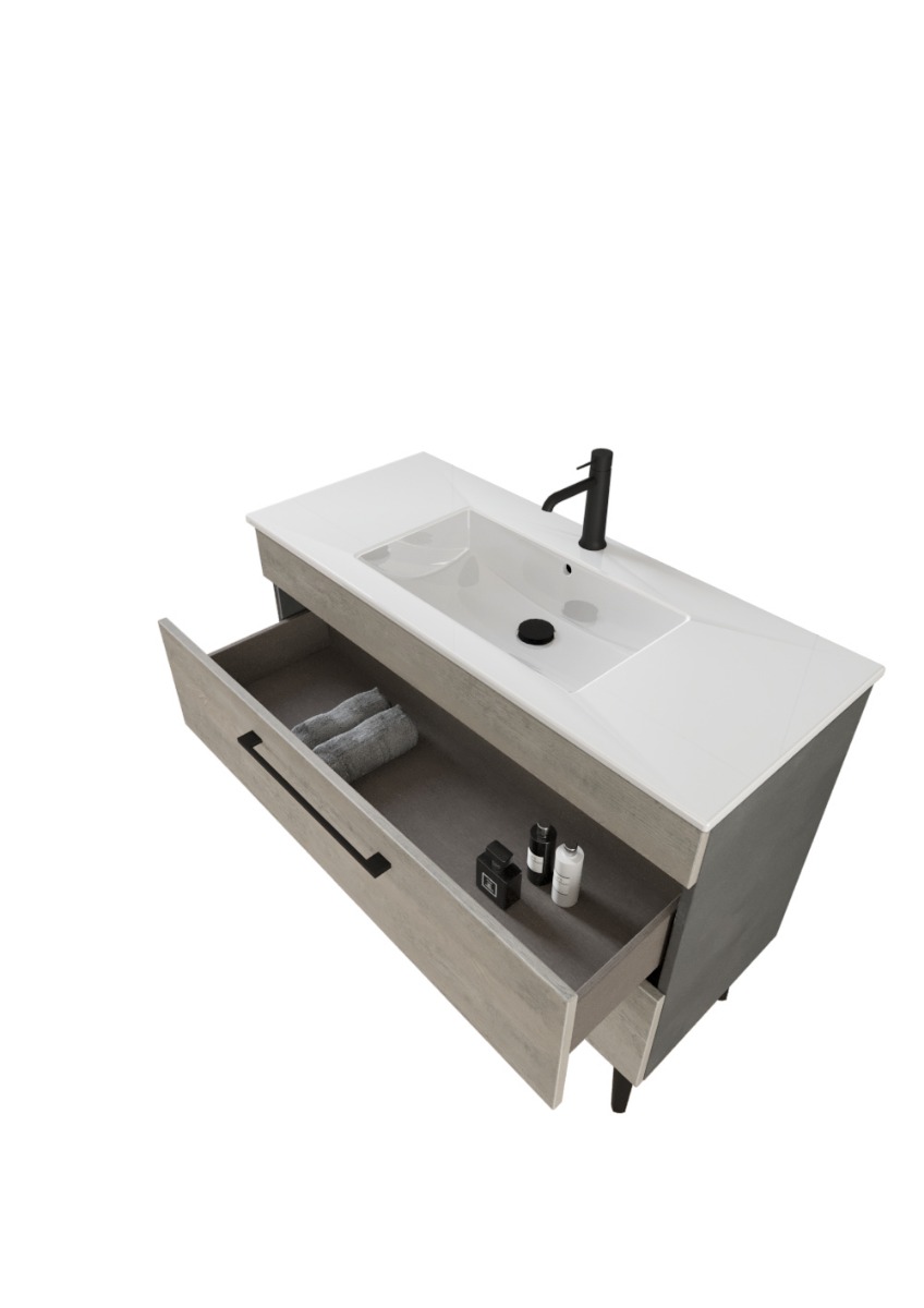 Mobile bagno con piedini L.101, Jog 33