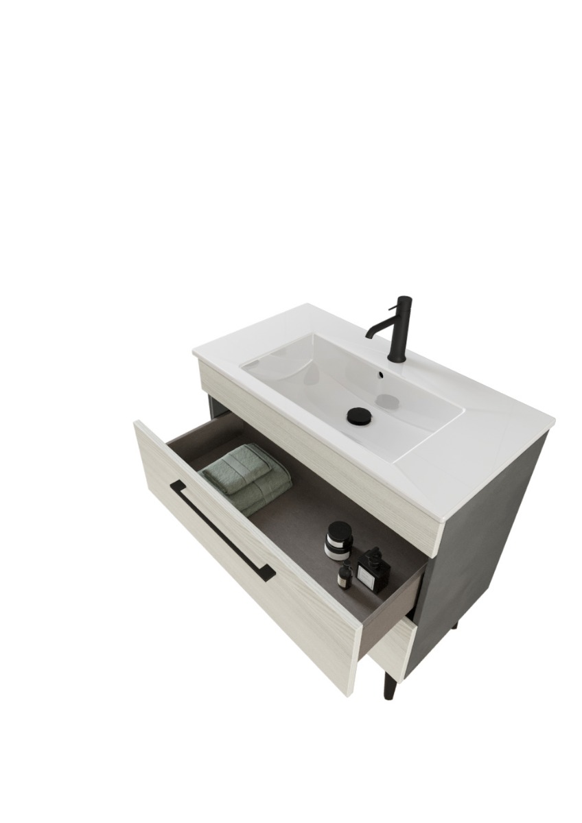 Mobile bagno L.81 con piedini, Jog 31