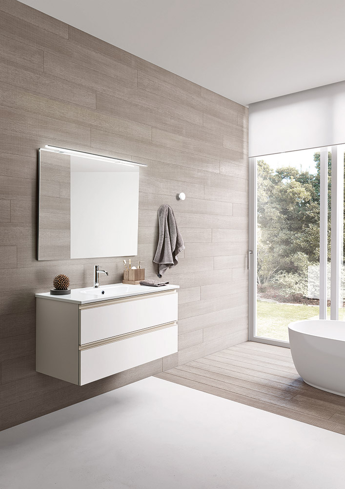 Mobili da bagno online, mobile moderno con lavabo integrato, Havasu 6