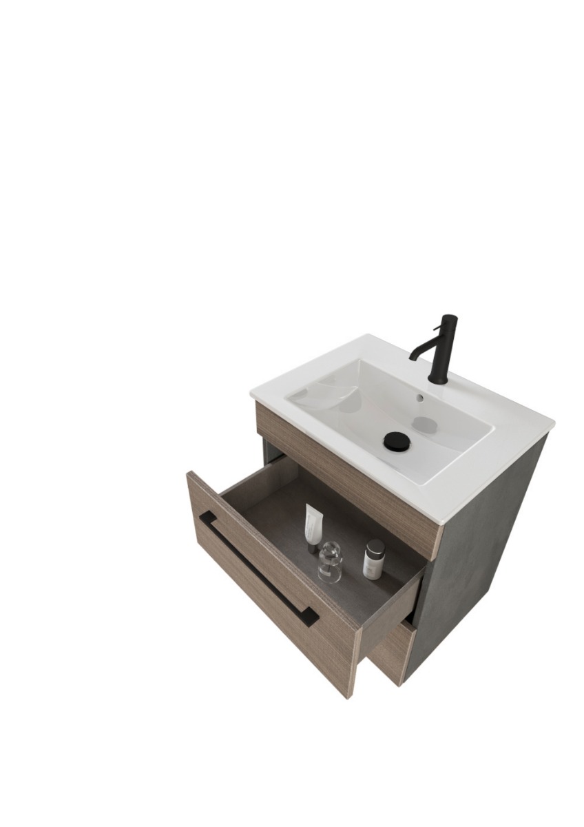 Mobiletto bagno con lavabo L.55, Jog 23