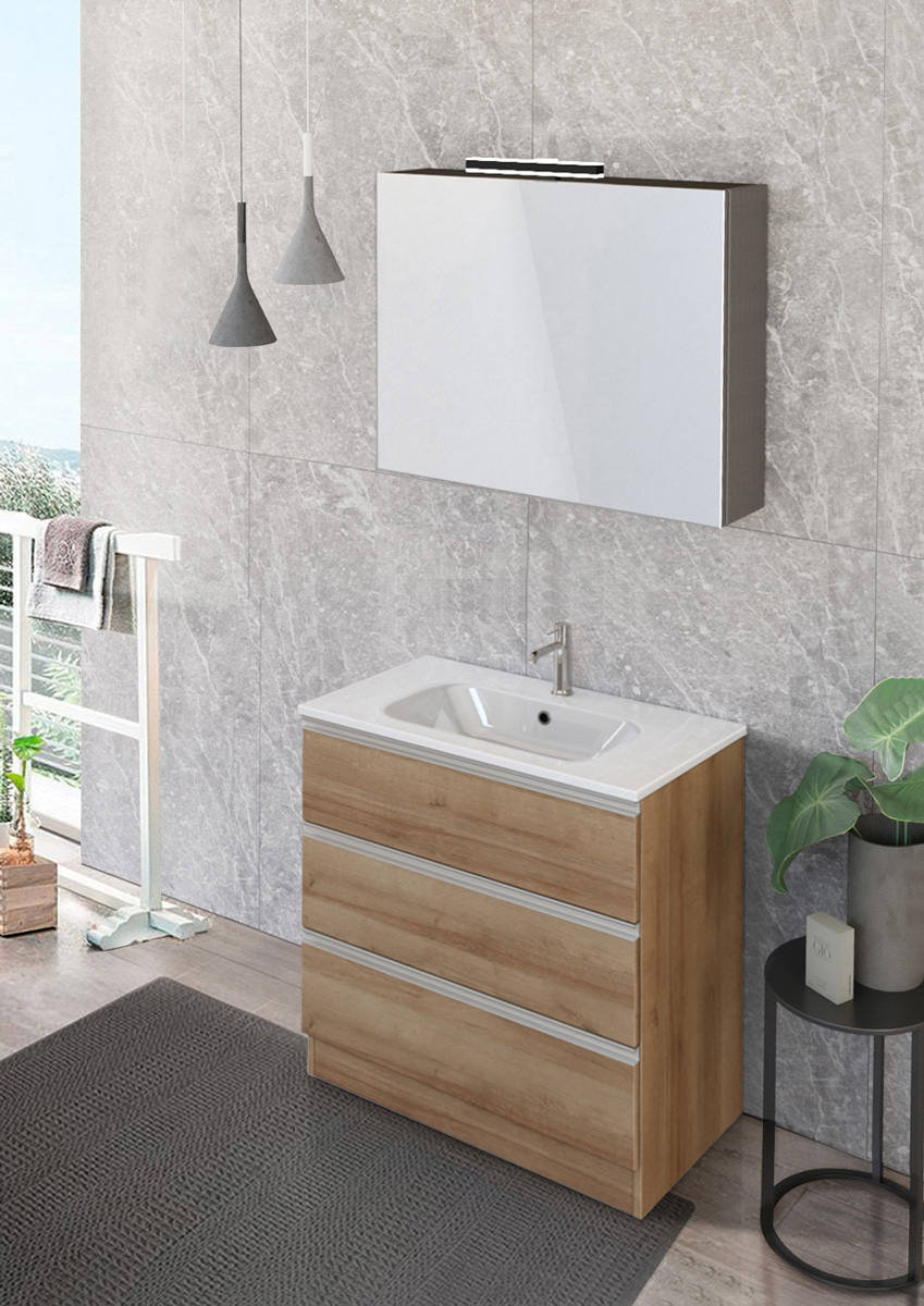 Mobile bagno 3 cassetti, Havasu 36