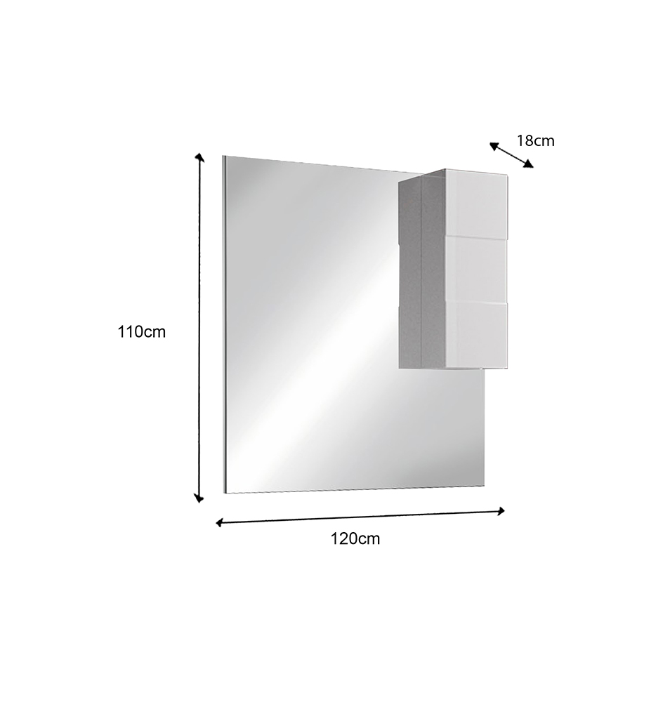 mobile a terra bianco per bagno