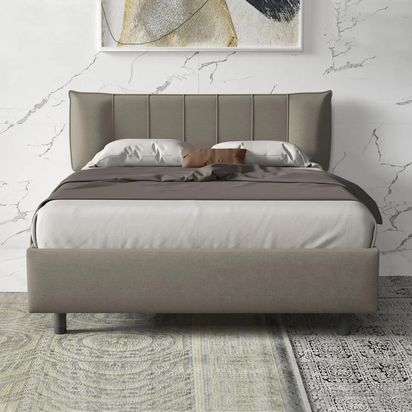 offerta letto tortora