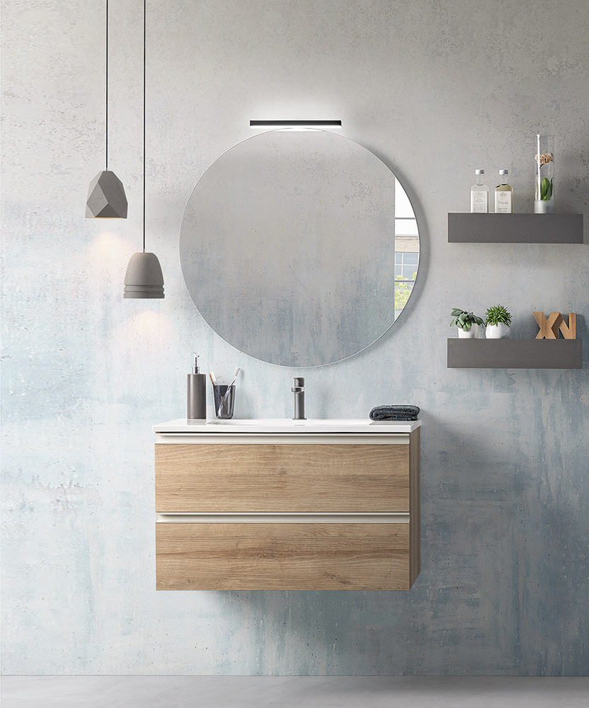 Offerta mobili bagno, mobile con lavabo integrato e  2 cassetti, Havasu 5