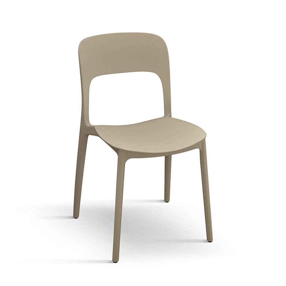 Sedia in polipropilene colore Tortora novità