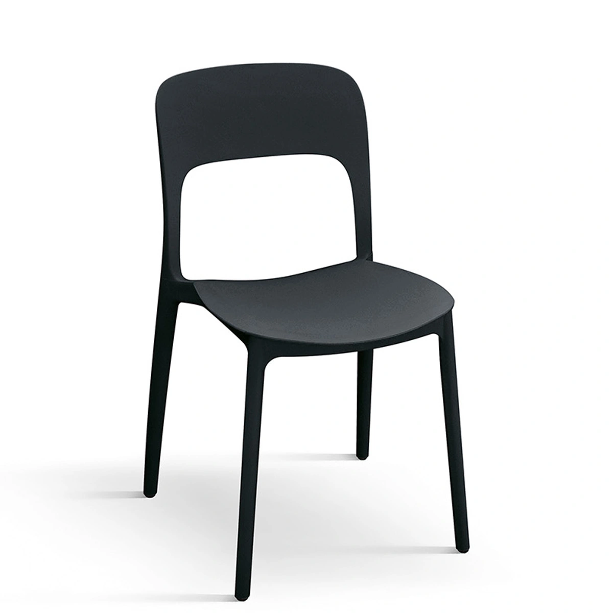 Sedia in polipropilene colore Nero in offerta