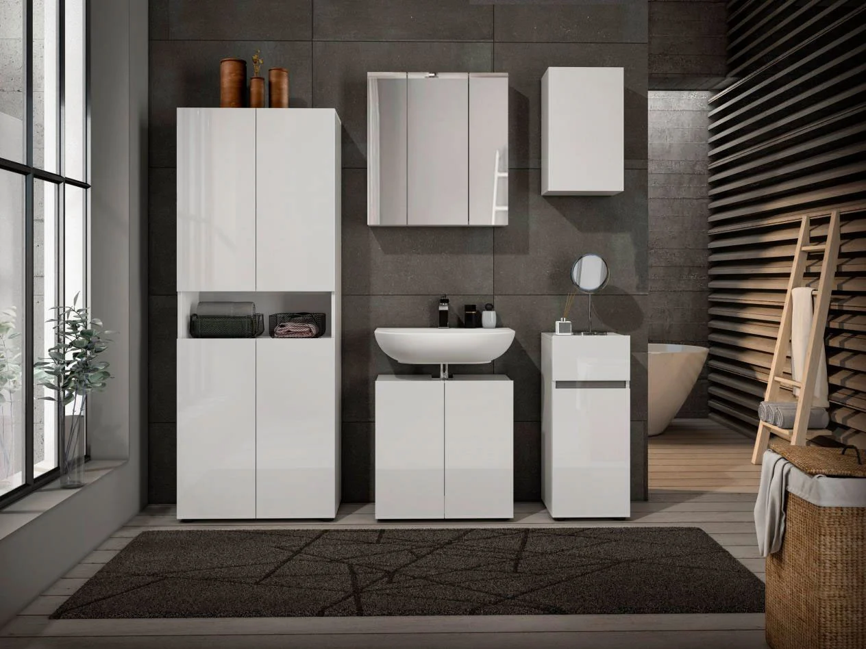 Mobile basso con 1 cassetto e 1 anta