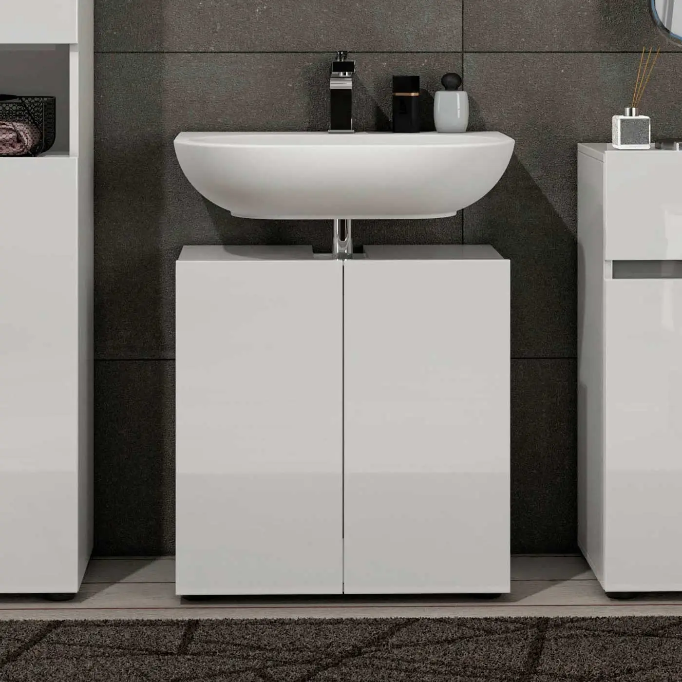 Mobile da bagno moderno basso 