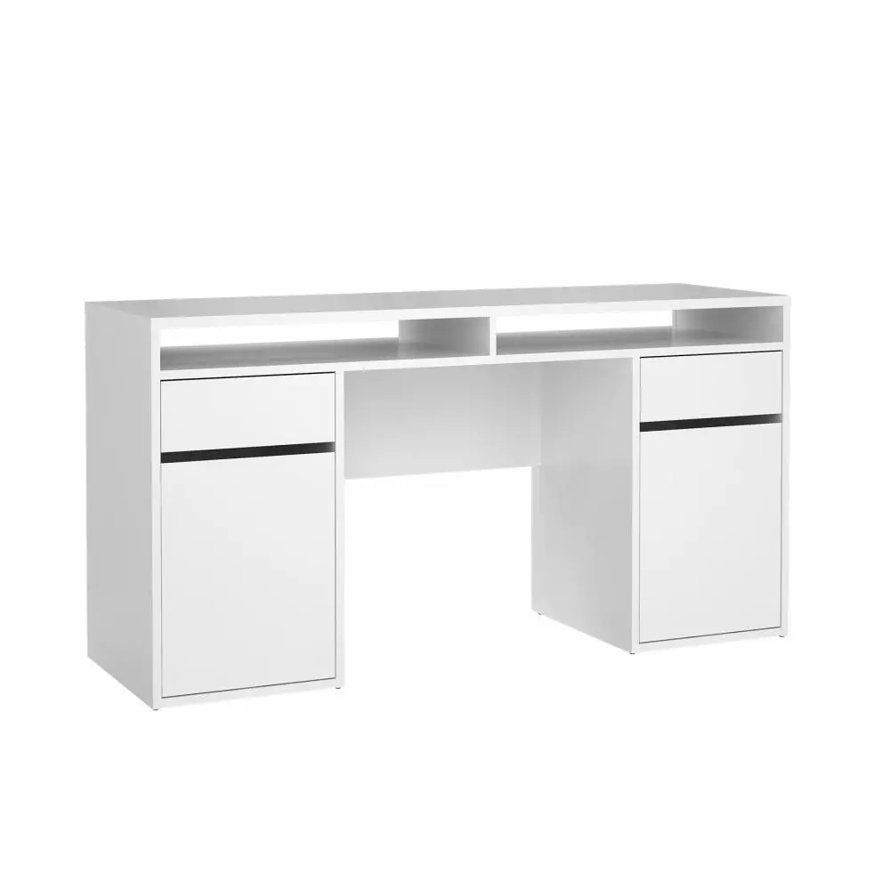 scrivania con alzata utile e comoda