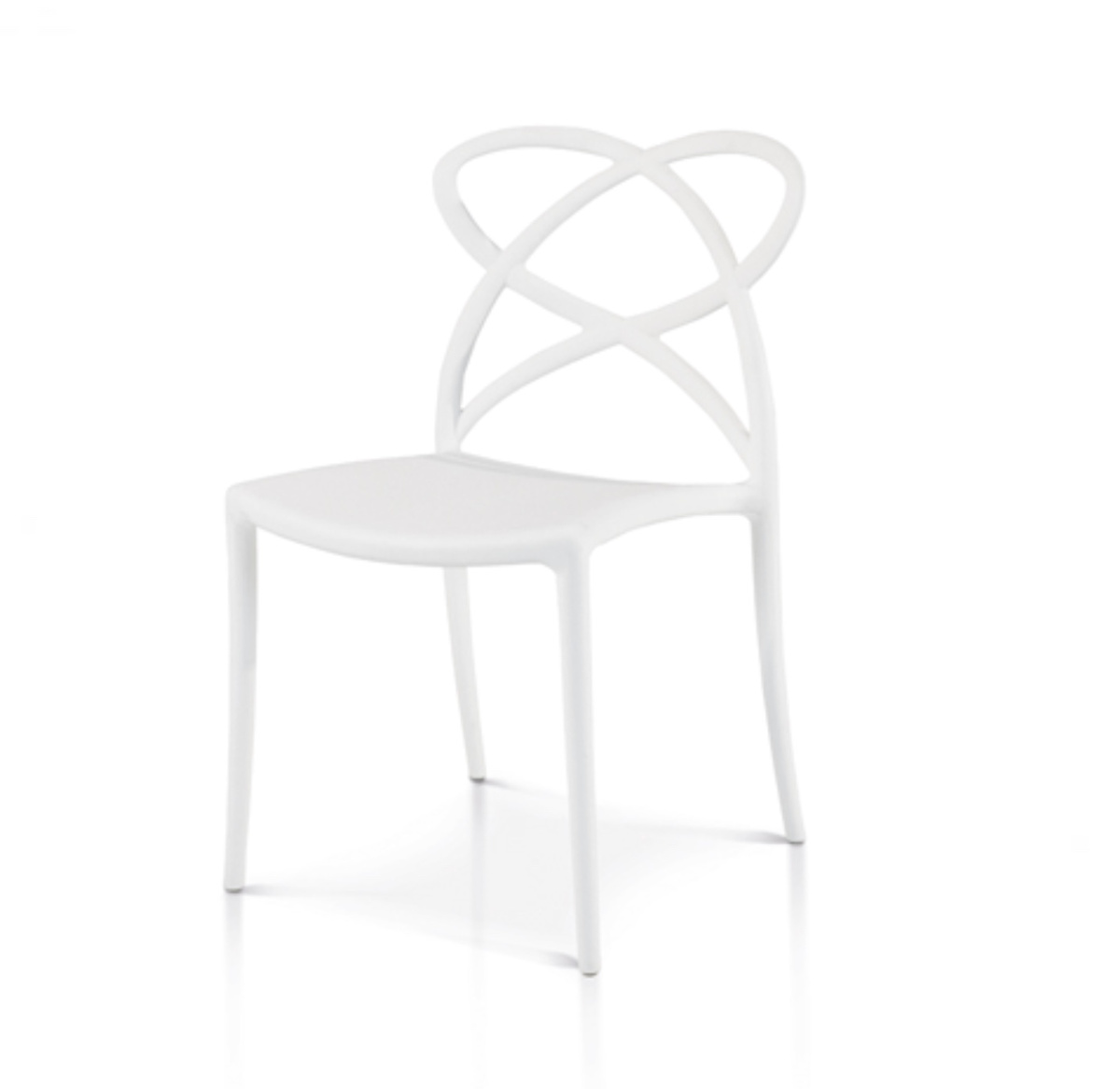 Sedia moderna e di design, bianco in offerta