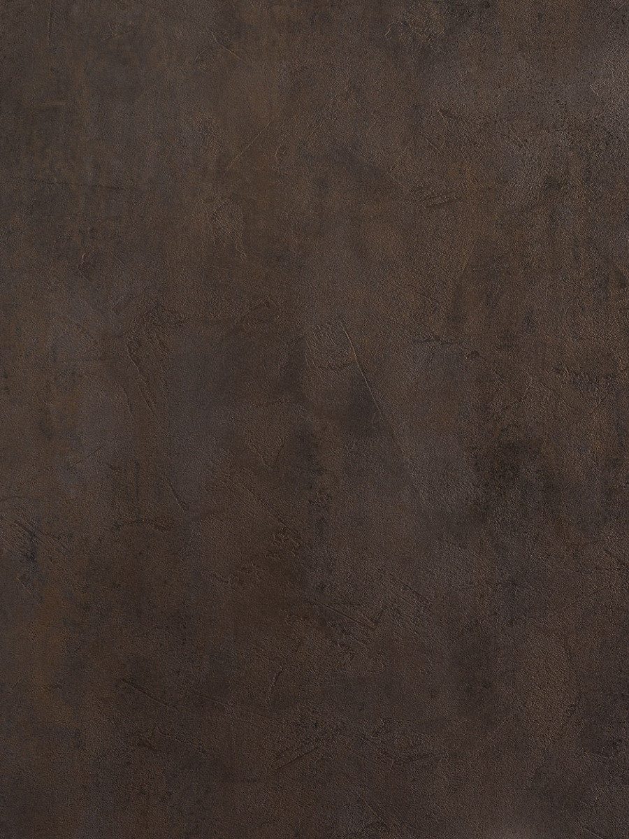 Mobile da bagno sospeso con lavabo in ceramica, colore Marrone effetto pietra