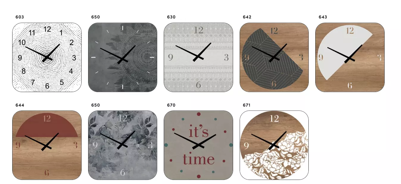 orologio bianco clock tomasella