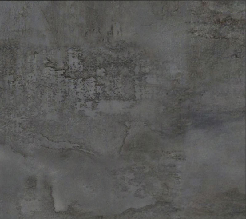 Parete attrezzata sospesa Bianco Lucido Miele e Ossido