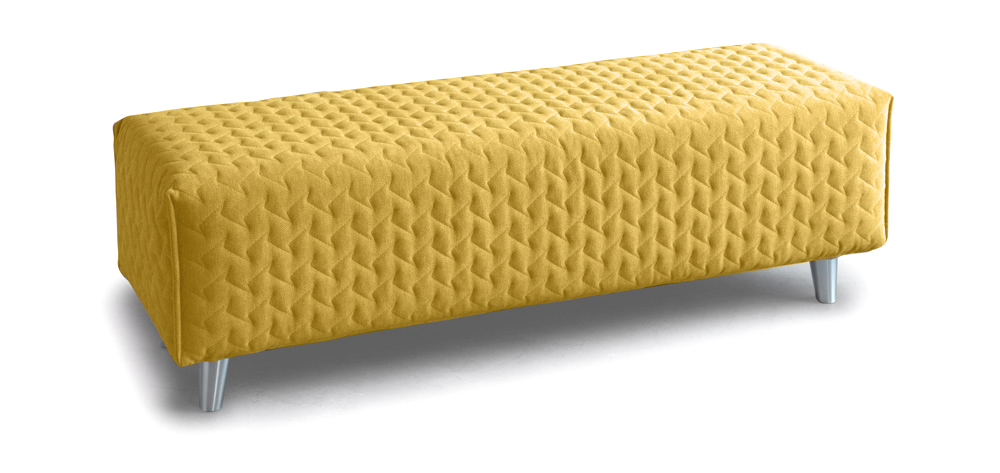 Letto matrimoniale Patrizia con contenitore, disponibile in 70 finiture, Made in Italy