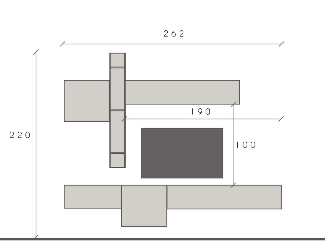 parete pensili cannettati
