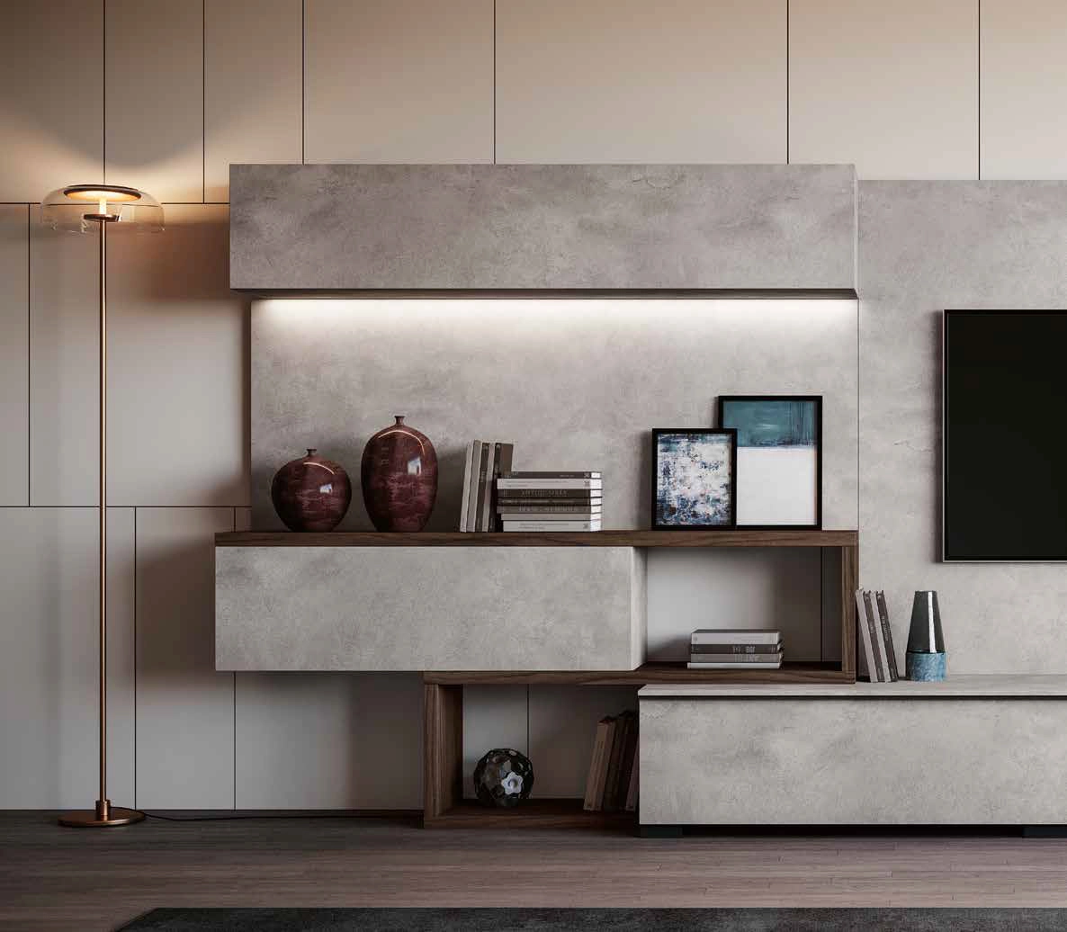 parete ardesia cemento