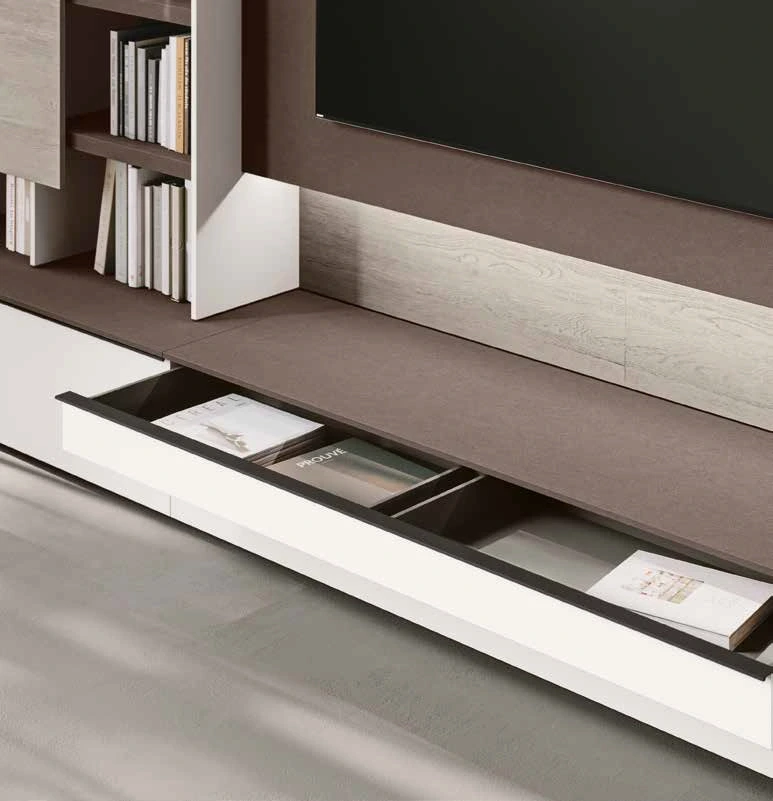 parete bianco laccato opaco