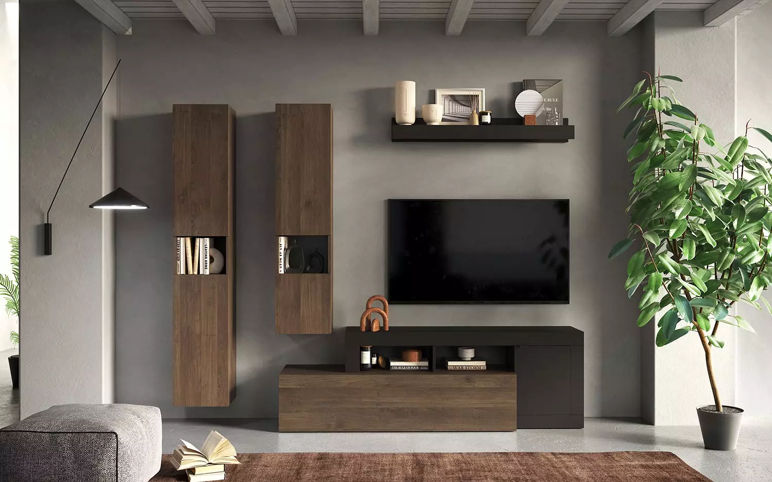 parete con colonne mercure