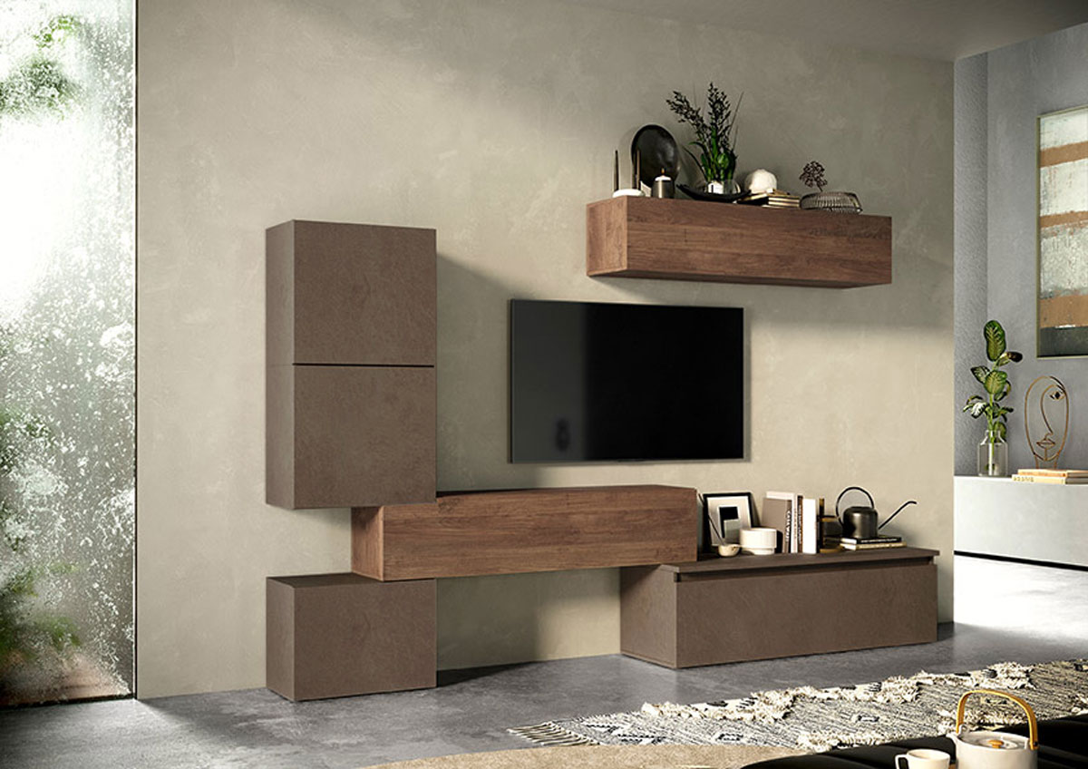 Conveniente Parete attrezzata Mercure e Bronzo