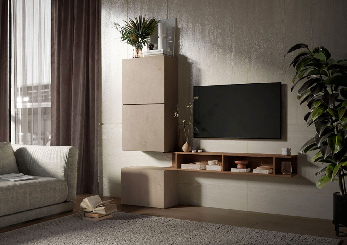 Parete attrezzata Made in Italy