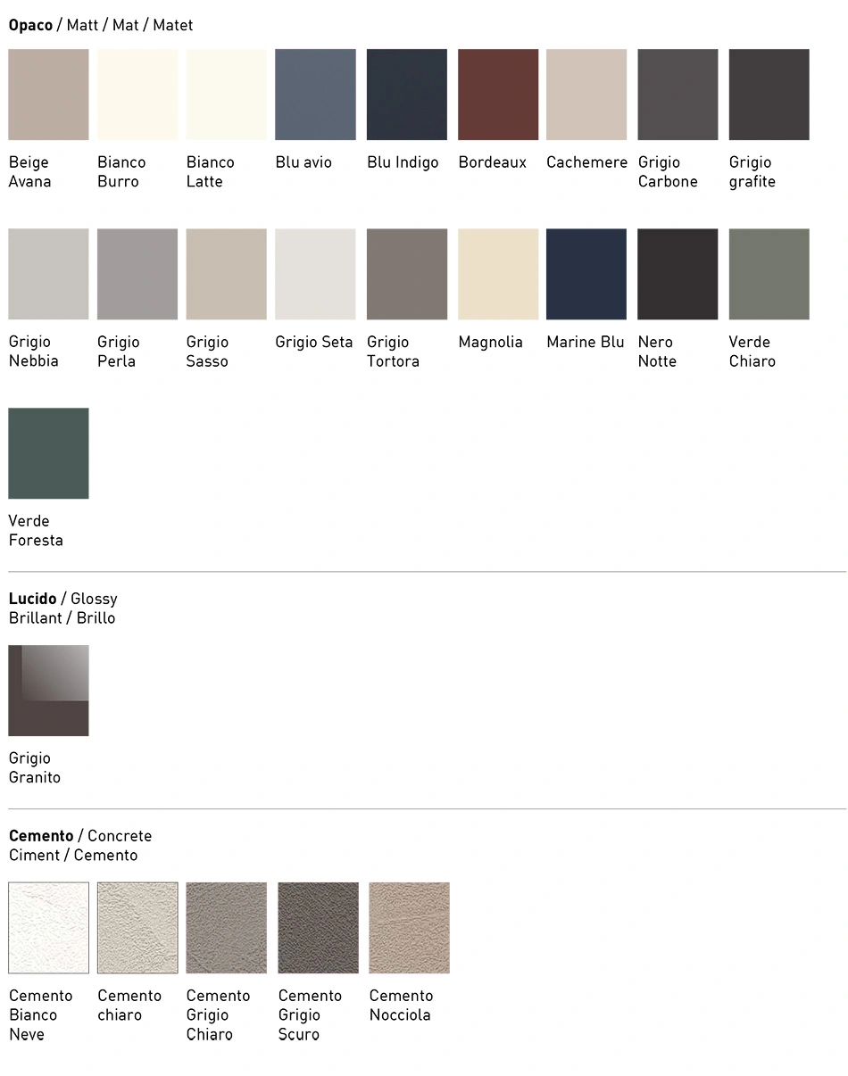 parete grigio carbone e noce