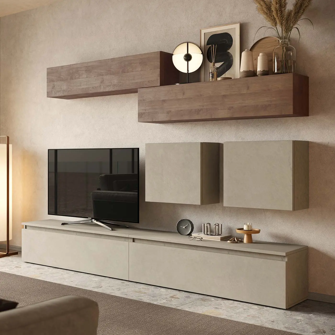 parete argilla con base