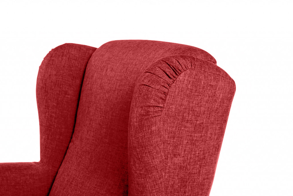 Poltrona sfoderabile, con piedini, made in Italy