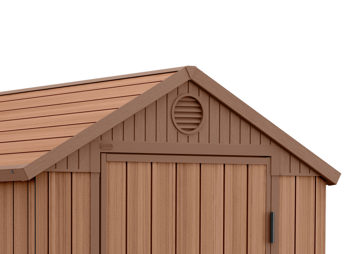 Casetta da esterno Rosa, finitura Marrone