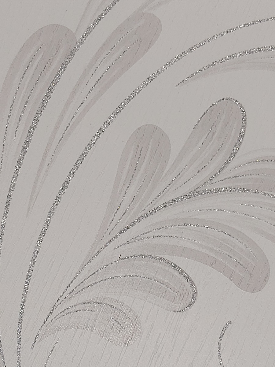 Comò moderno con serigrafie floreali a 3 cassetti