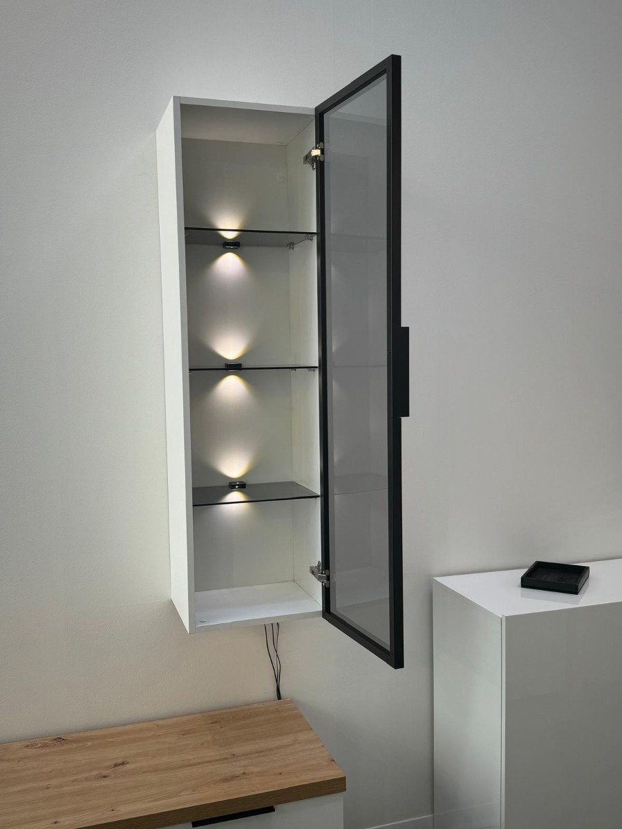 Pensile verticale appeso, finitura Bianco lucido 