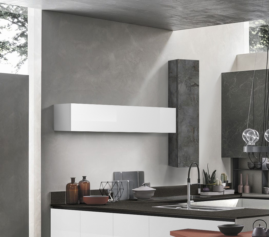 Pensile per cucina sospeso, Ossido