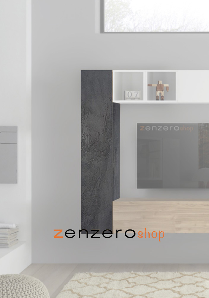 Pensile verticale di design, Ossido