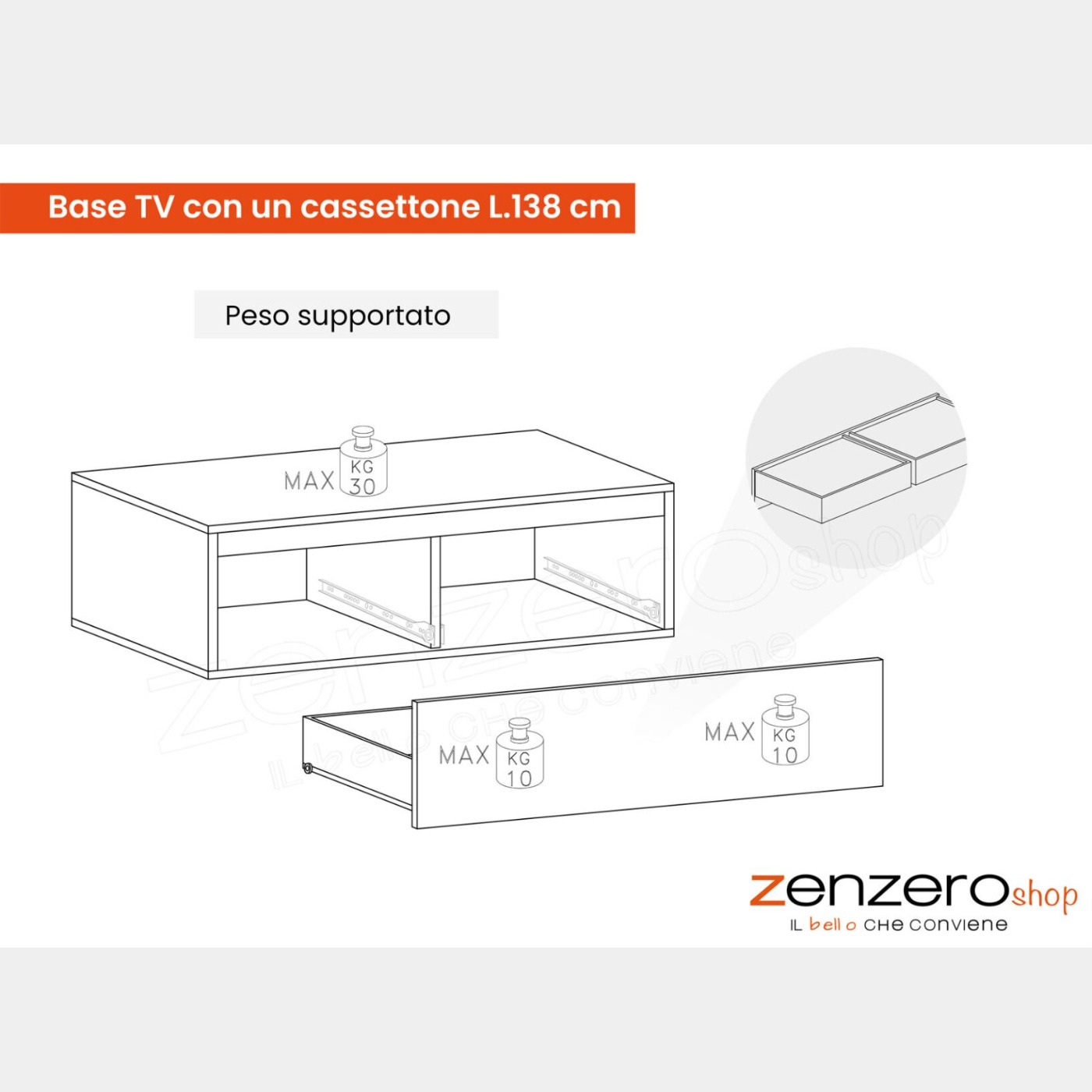 Ingresso moderno con boiserie cannettata, specchio e base, Cashmere e Mercure