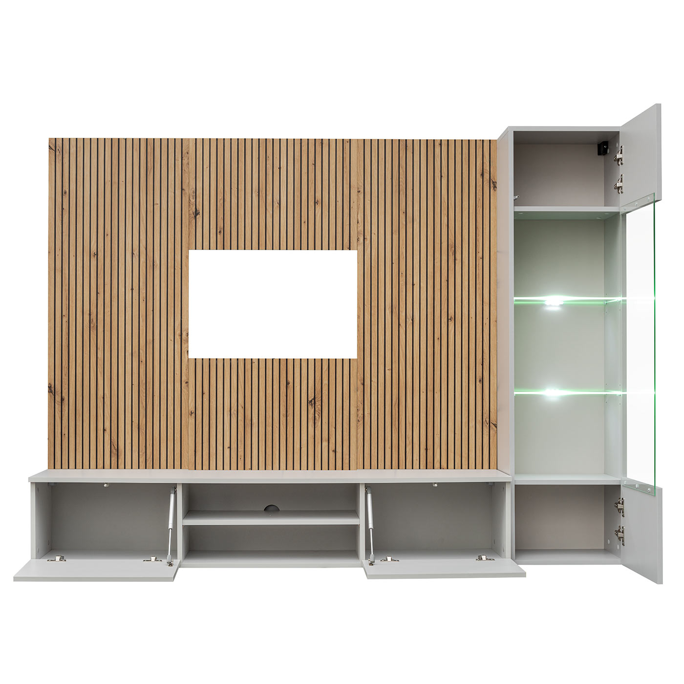 parete attrezzata artisan oak