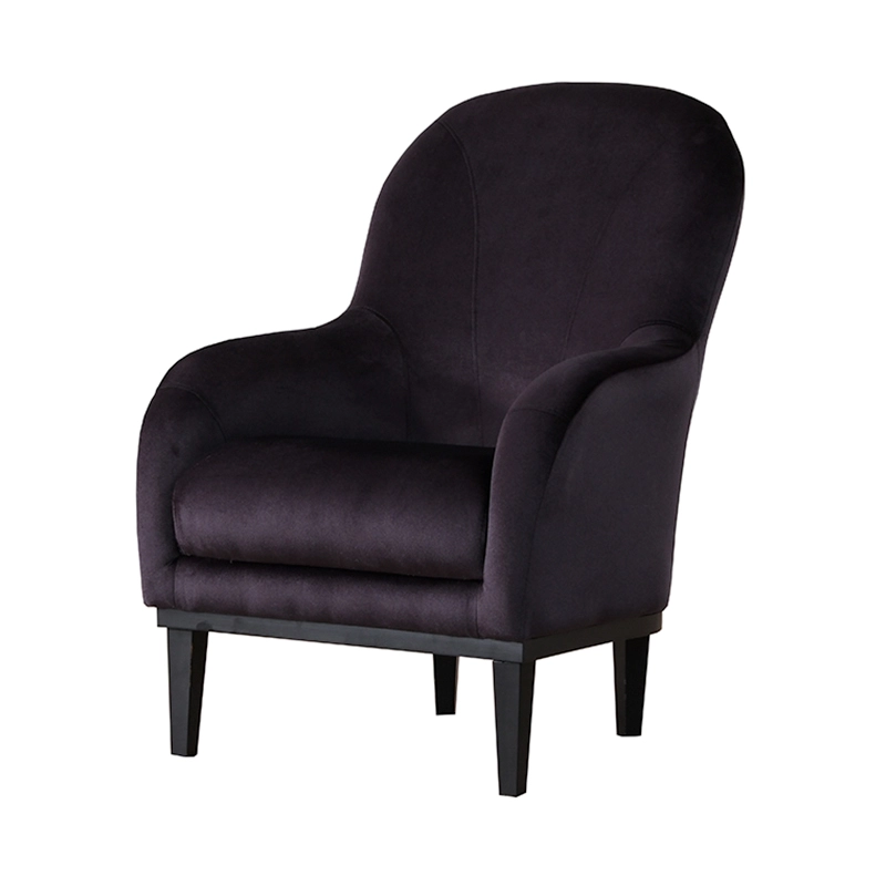poltrona da salotto nera