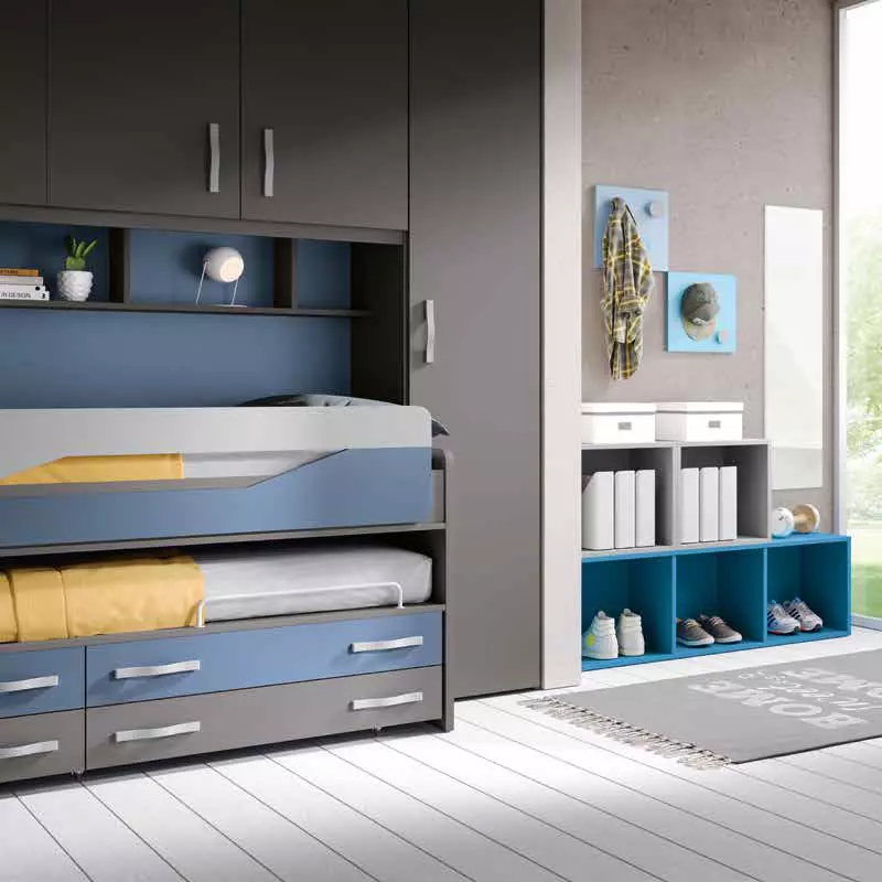 ponte con divano letto grigio